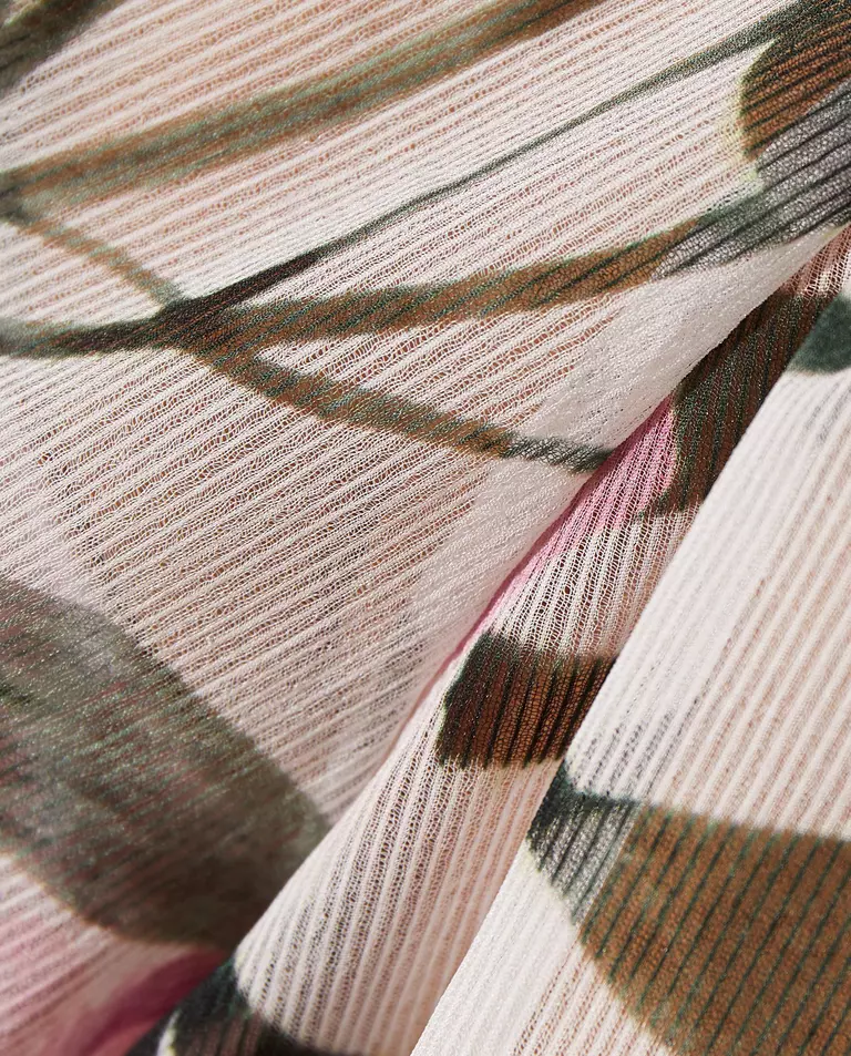 Tunika plażowa w kwiatowy print - Image #5