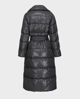 Czarny płaszcz puchowy Toner - Image #1