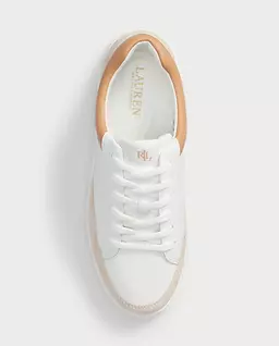 Damskie skórzane sneakersy Hailey Lauren By Ralph Lauren ...