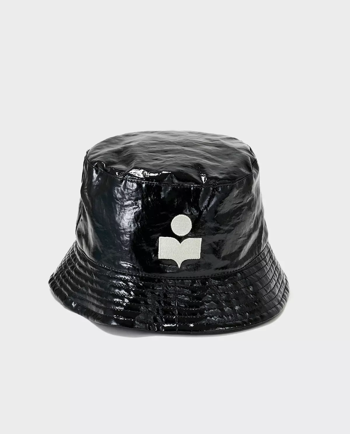 Lakierowany kapelusz typu bucket - Image #2