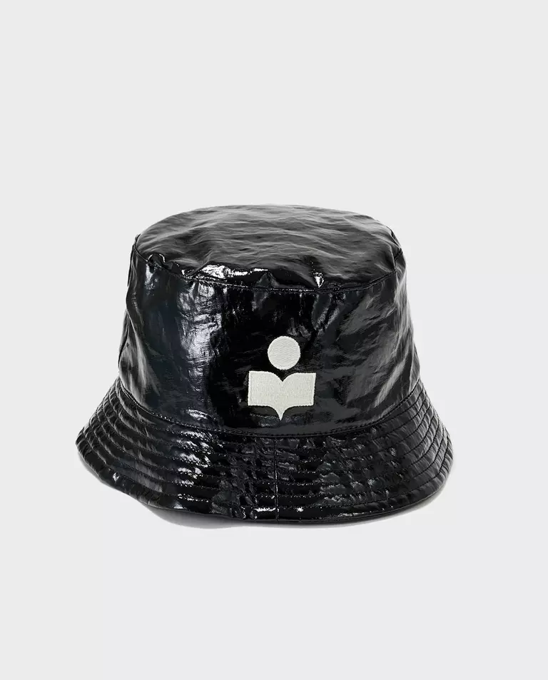 Lakierowany kapelusz typu bucket - Image #2