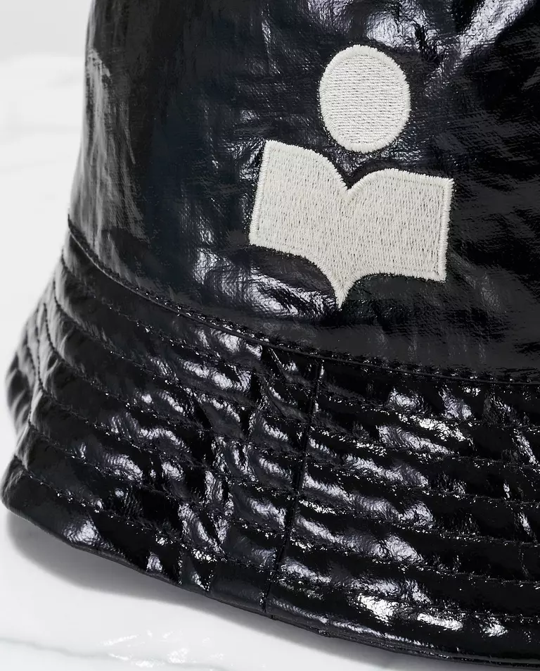 Lakierowany kapelusz typu bucket - Image #3