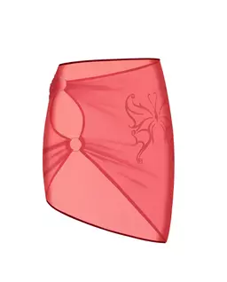 Czerwona spódnica z siateczki Ava - Image #1