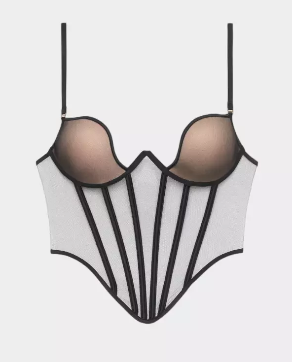 Tiulowy gorset Hailey