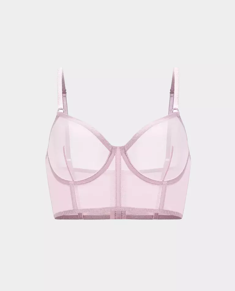 Jasnoróżowy biustonosz z siateczki Unnamed 2.0