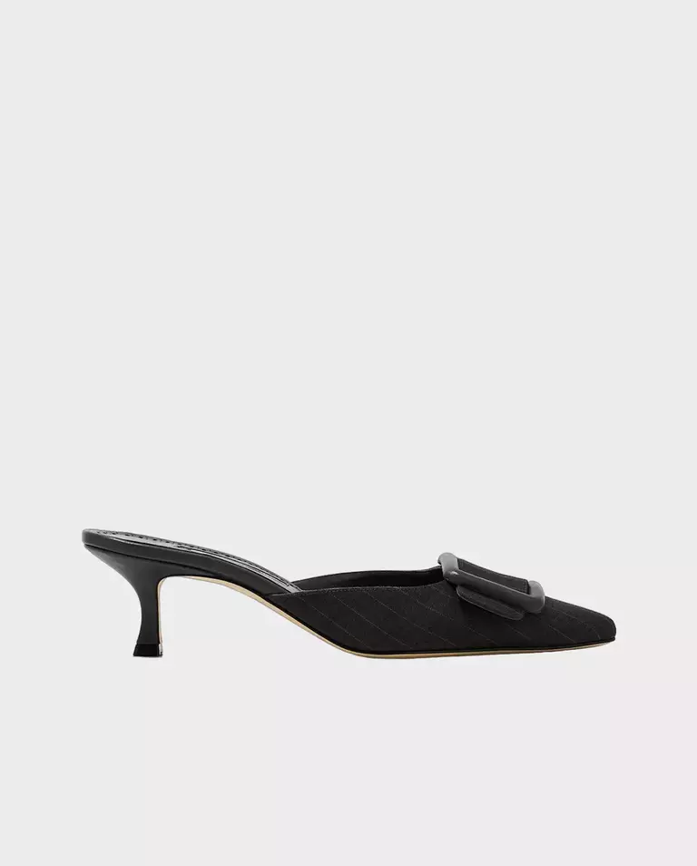 Ciemnoszare mule w prążki