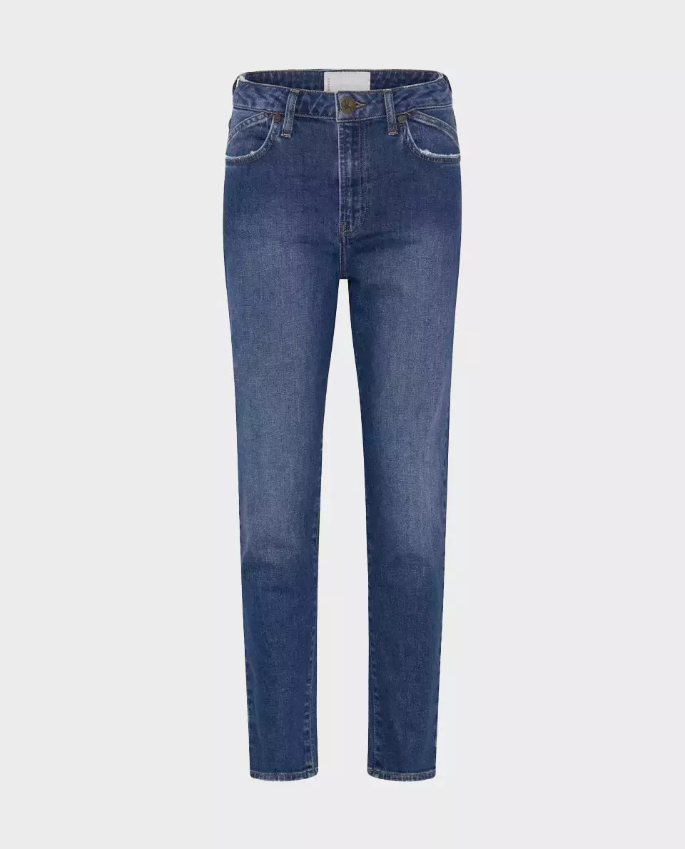 Niebieskie jeansy Legend High Waist Mom - Image #1