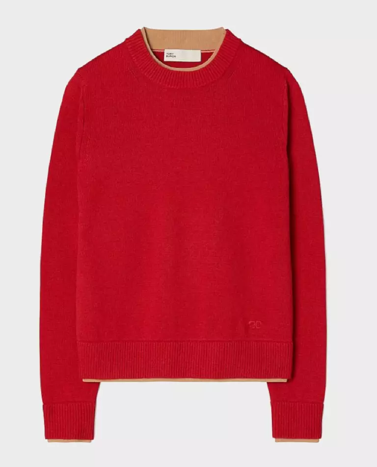 Czerwony sweter z kaszmiru - Image #1