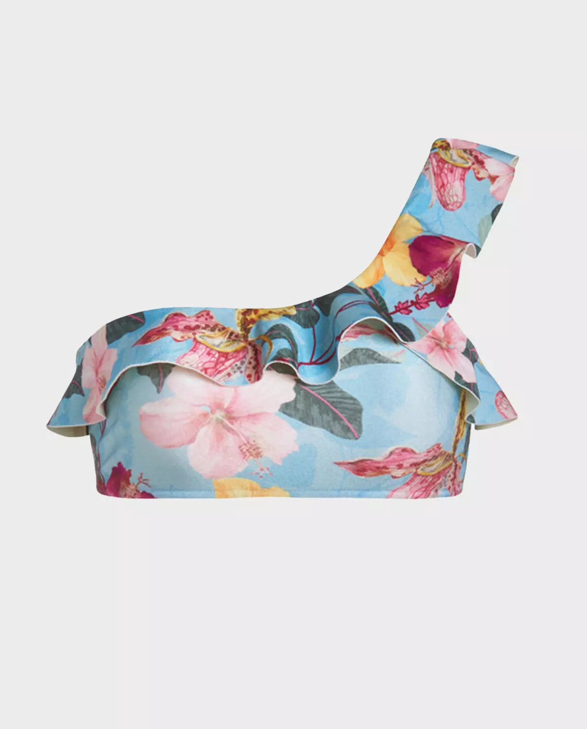 Ozdobny top od bikini w kwiatowy wzór - Image #0
