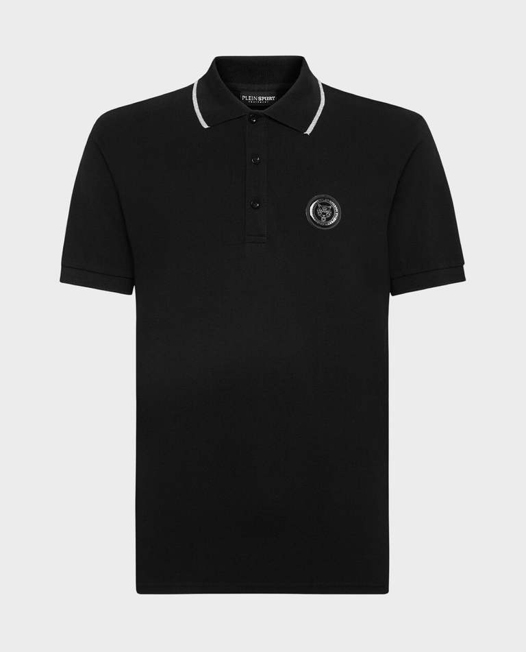 Czarna koszulka polo SS Tiger