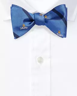 Niebieska muszka we wzór - Image #0