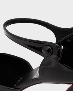 Czarne czółenka na obcasie Movida MJ 130 - Image #4