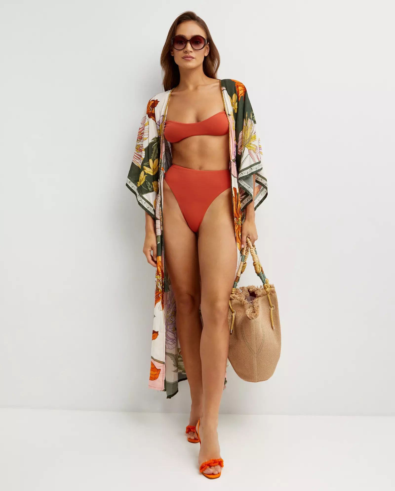 Pomarańczowy dół od bikini Amber - Image #1