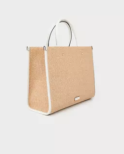 Beżowa torba na ramię shopper Avenue Medium - Image #2