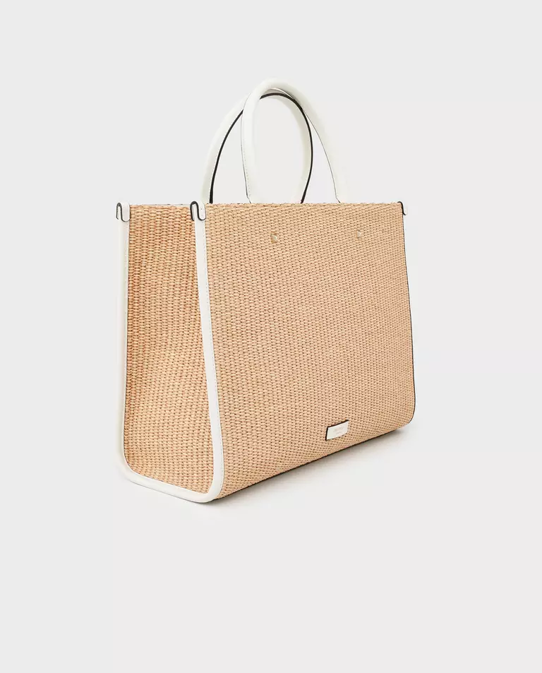 Beżowa torba na ramię shopper Avenue Medium - Image #2