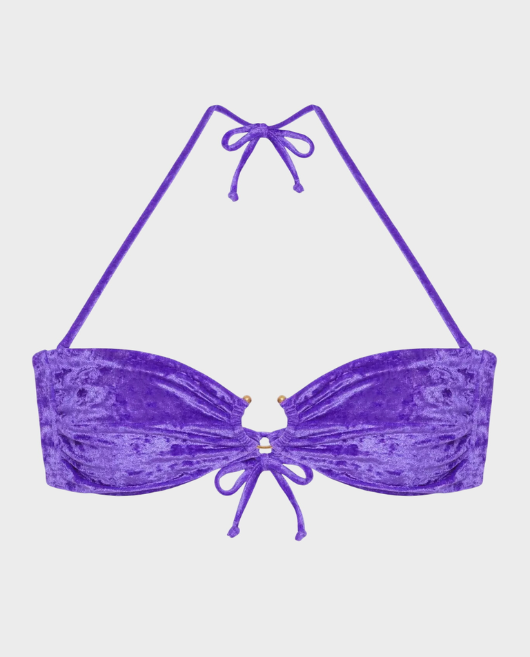 Top z weluru Violetto