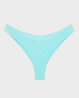 Dół od bikini z weluru Azzurro - Image #0