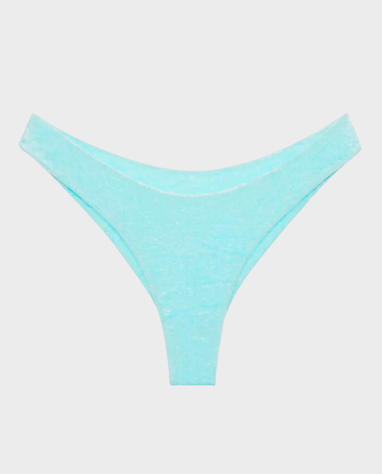 Dół od bikini z weluru Azzurro
