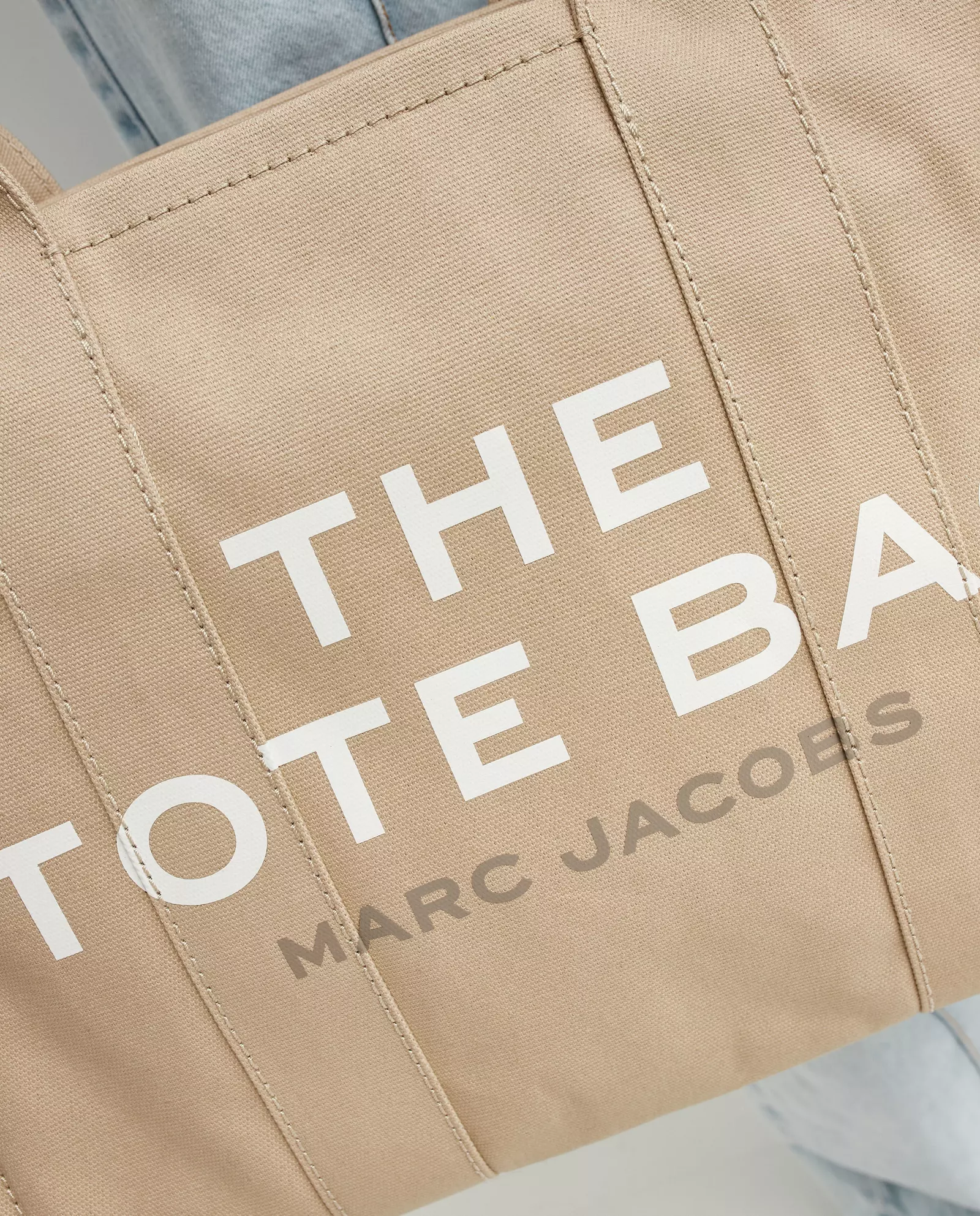 Beżowa torebka do ręki The Large Tote Bag - Image #5