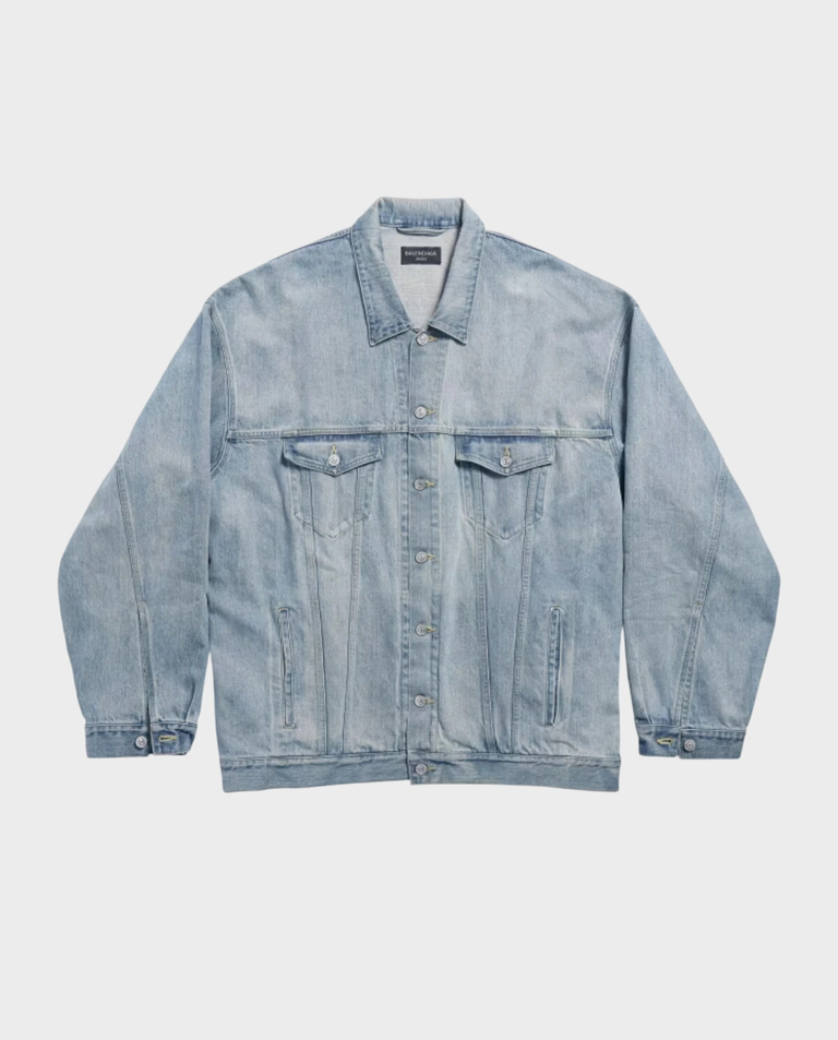 Jeansowa kurtka oversize