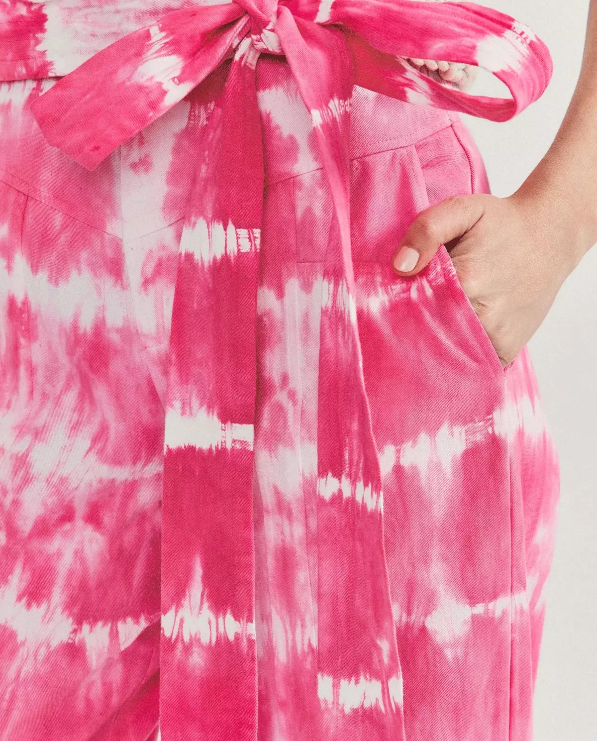 Różowe spodnie Tao tie-dye - Image #4