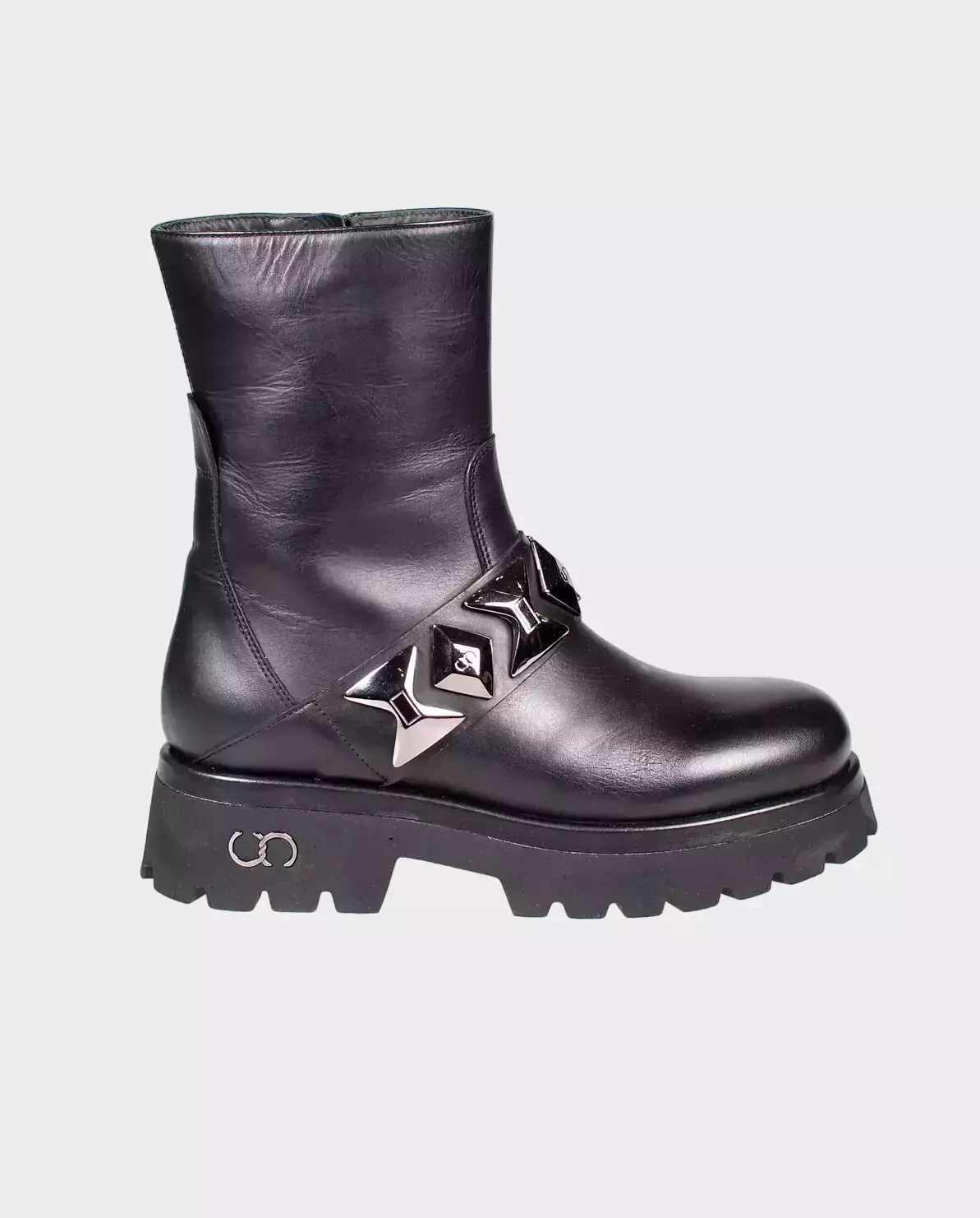 Czarne botki ze skóry - Image #0