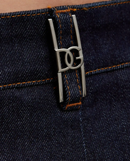 Granatowe jeansy Chino Regular Fit - Image #3