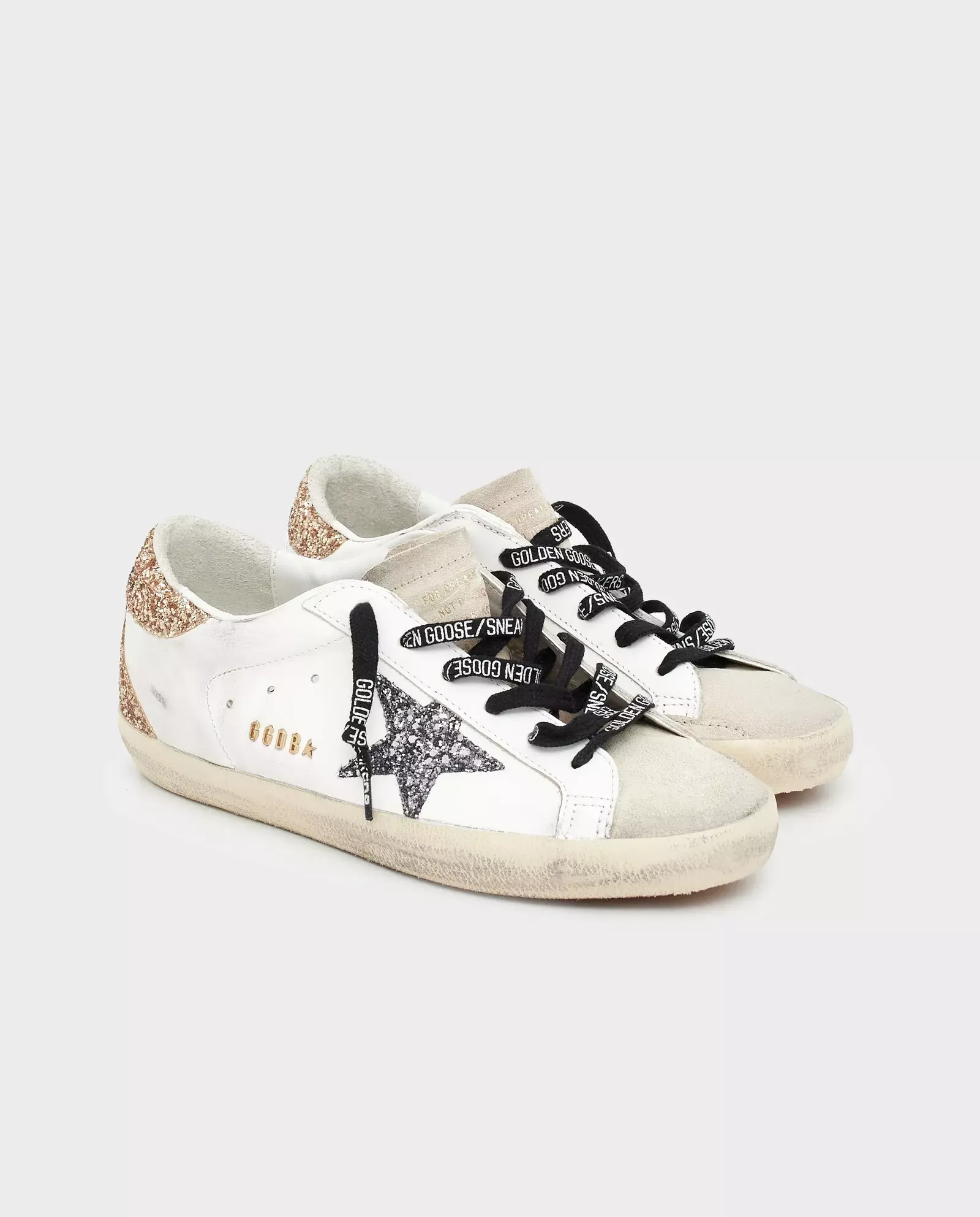 Białe skórzane sneakersy Superstar - Image #3