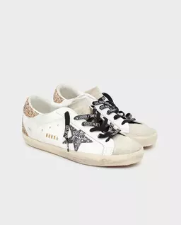 Białe skórzane sneakersy Superstar - Image #3