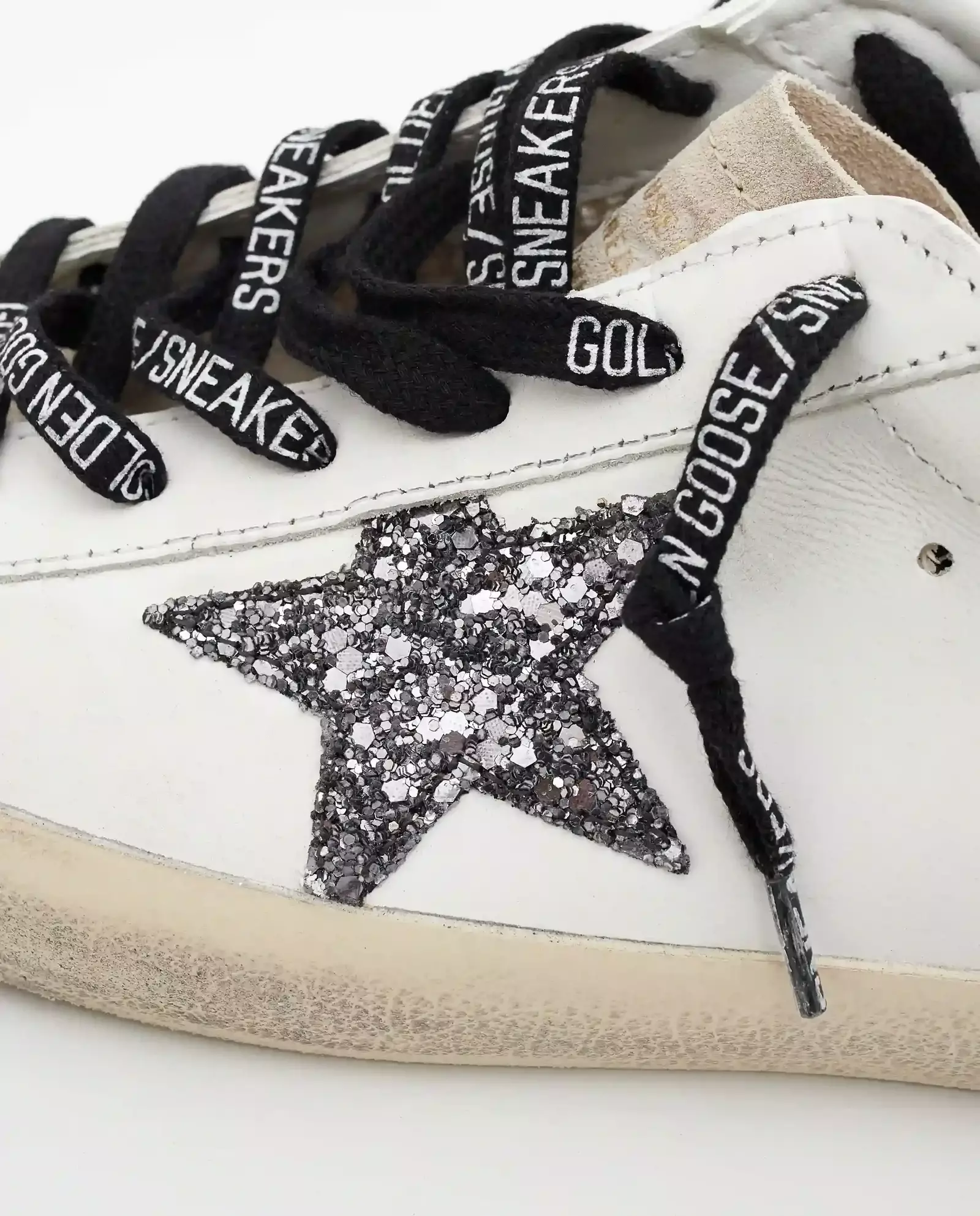 Białe skórzane sneakersy Superstar - Image #5