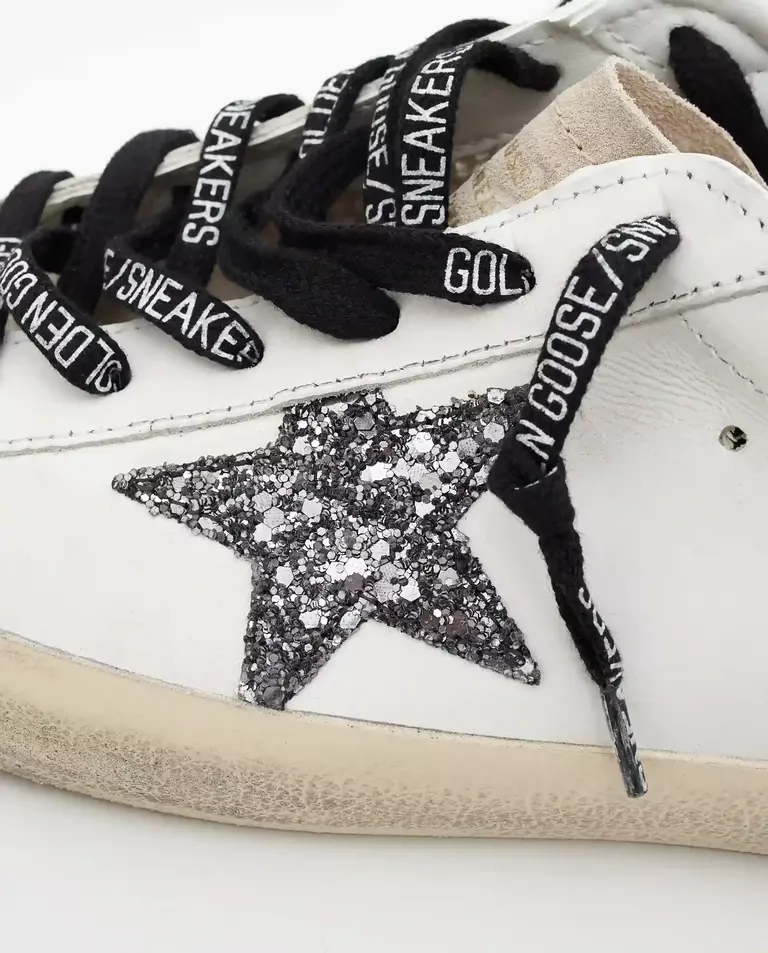 Białe skórzane sneakersy Superstar - Image #5
