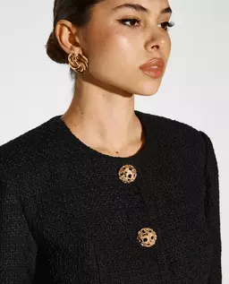 Elegancka czarna marynarka Susan - Image #3