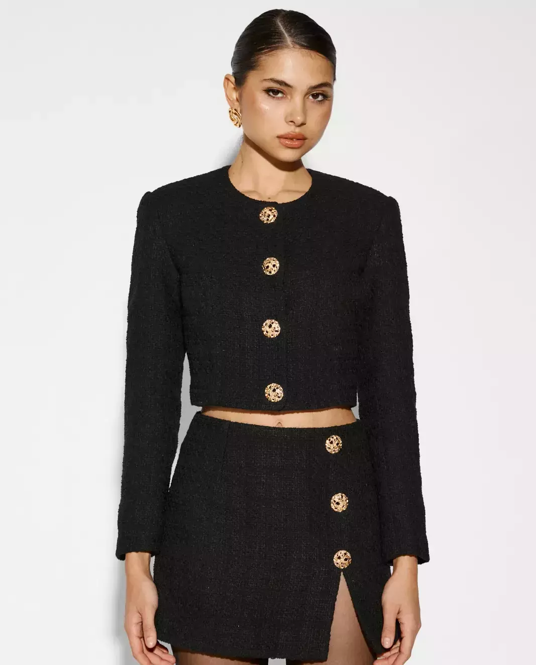 Elegancka czarna marynarka Susan - Image #0