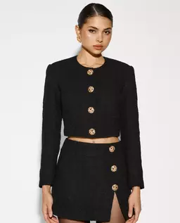 Elegancka czarna marynarka Susan - Image #0