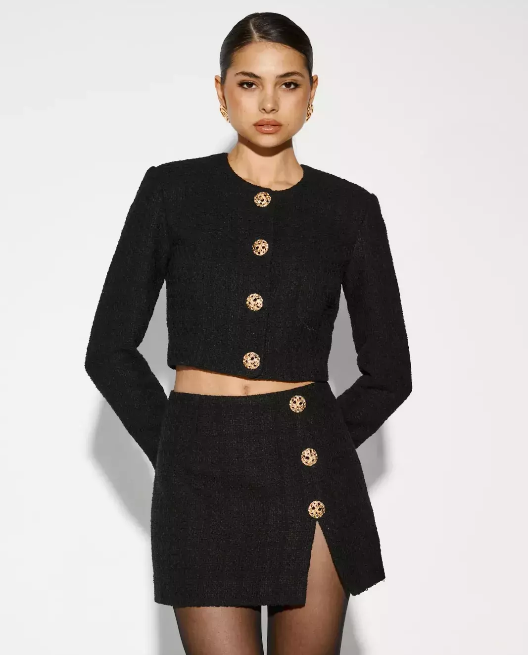 Elegancka czarna marynarka Susan - Image #1