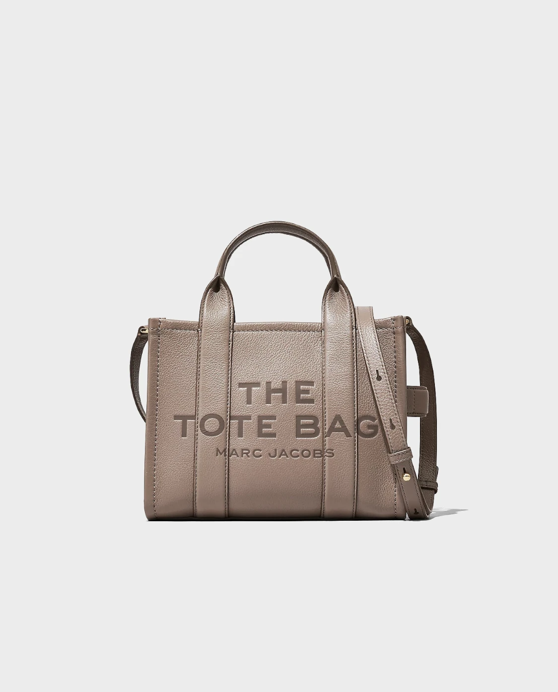 Jasnobrązowa skórzana torebka The Small Tote - Image #0