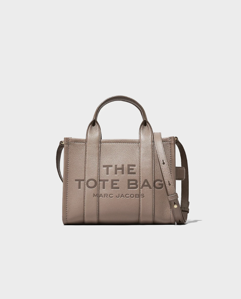 Jasnobrązowa skórzana torebka The Small Tote