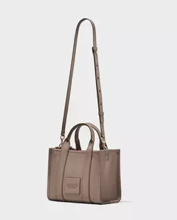 Jasnobrązowa skórzana torebka The Small Tote - Image #2