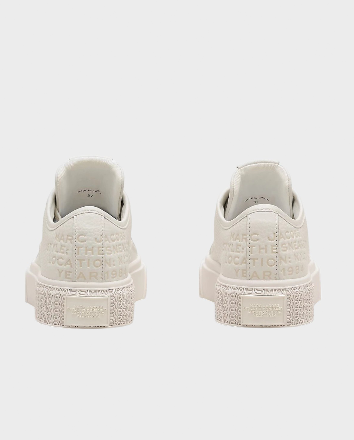 Białe sneakersy ze skóry - Image #3