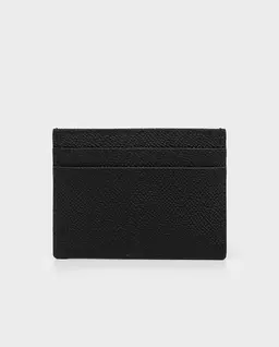 Czarne etui na karty ze skóry - Image #1