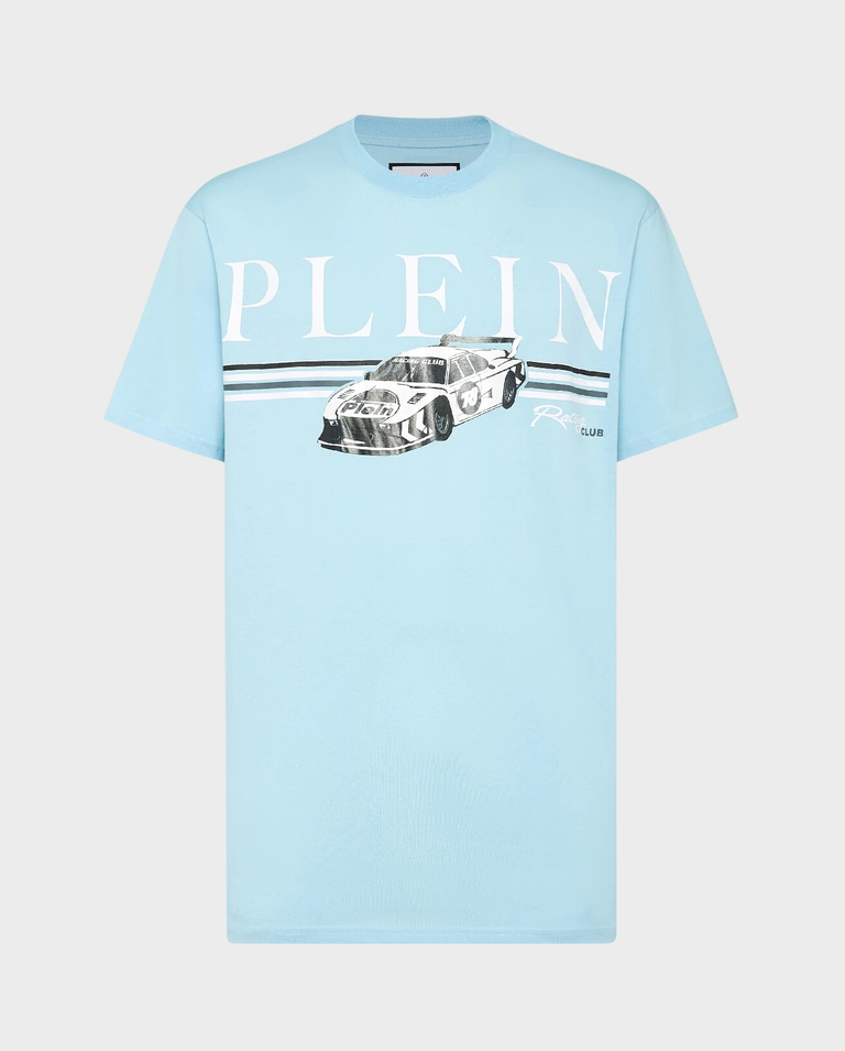 Błękitny t-shirt SS Cars Racing