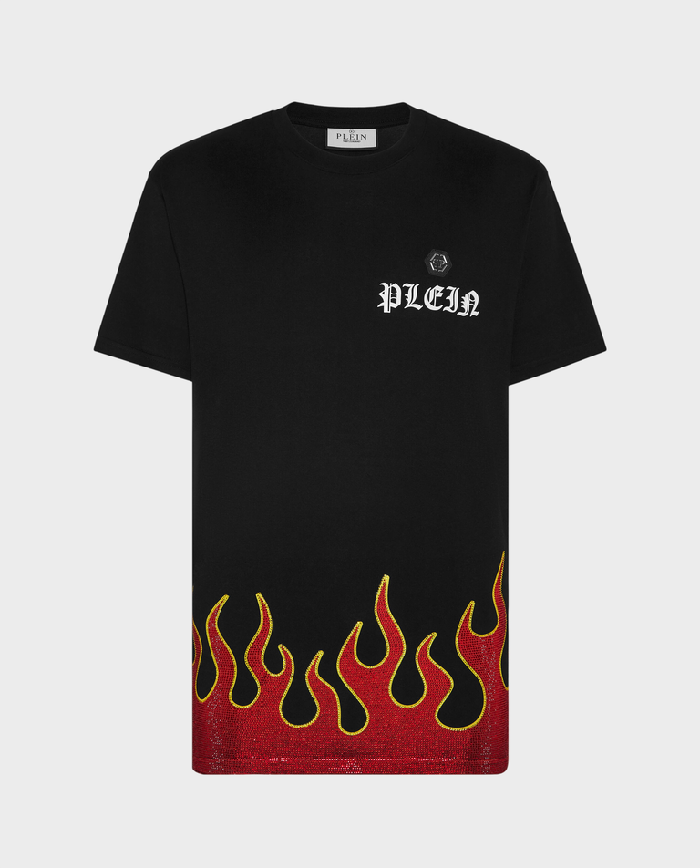 T-shirt z aplikacją