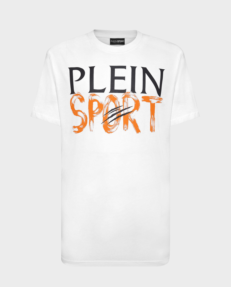 Biały t-shirt z logo