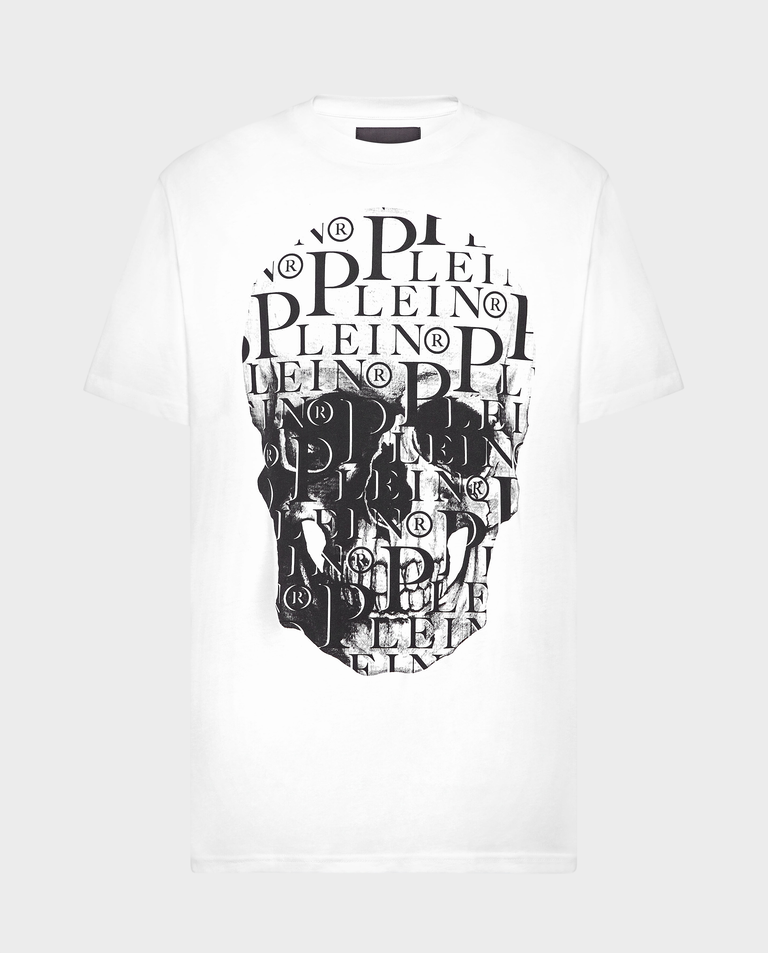 Biały T-shirt z printem