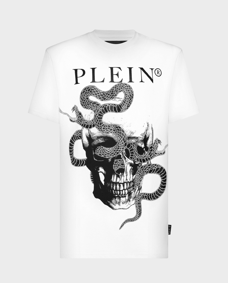 Biały T-shirt z printem