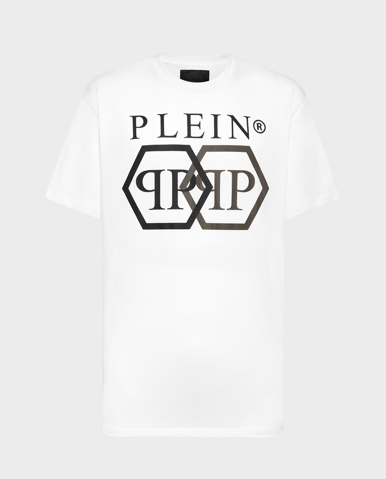 Biały T-shirt z printem