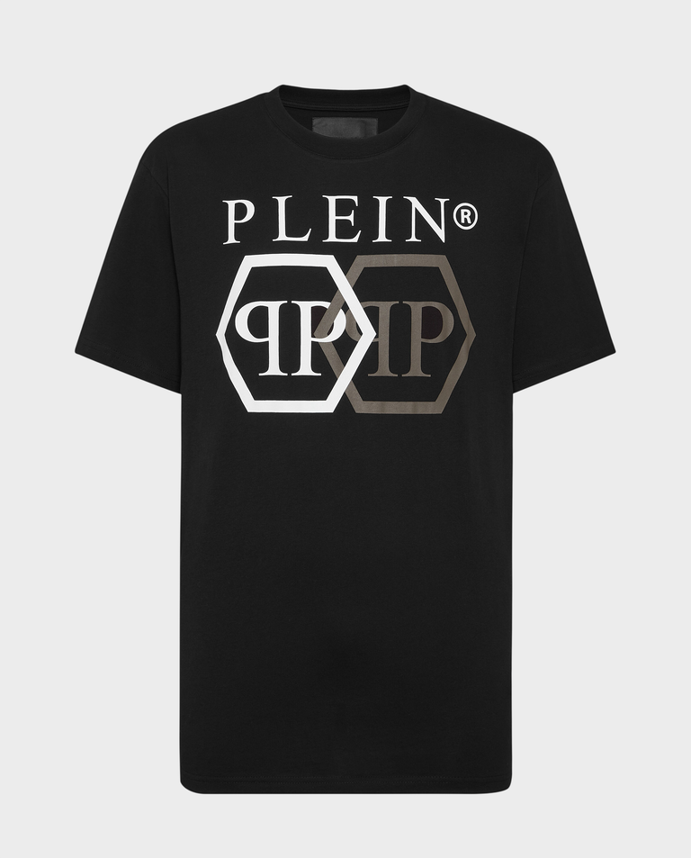Czarny T-shirt z printem