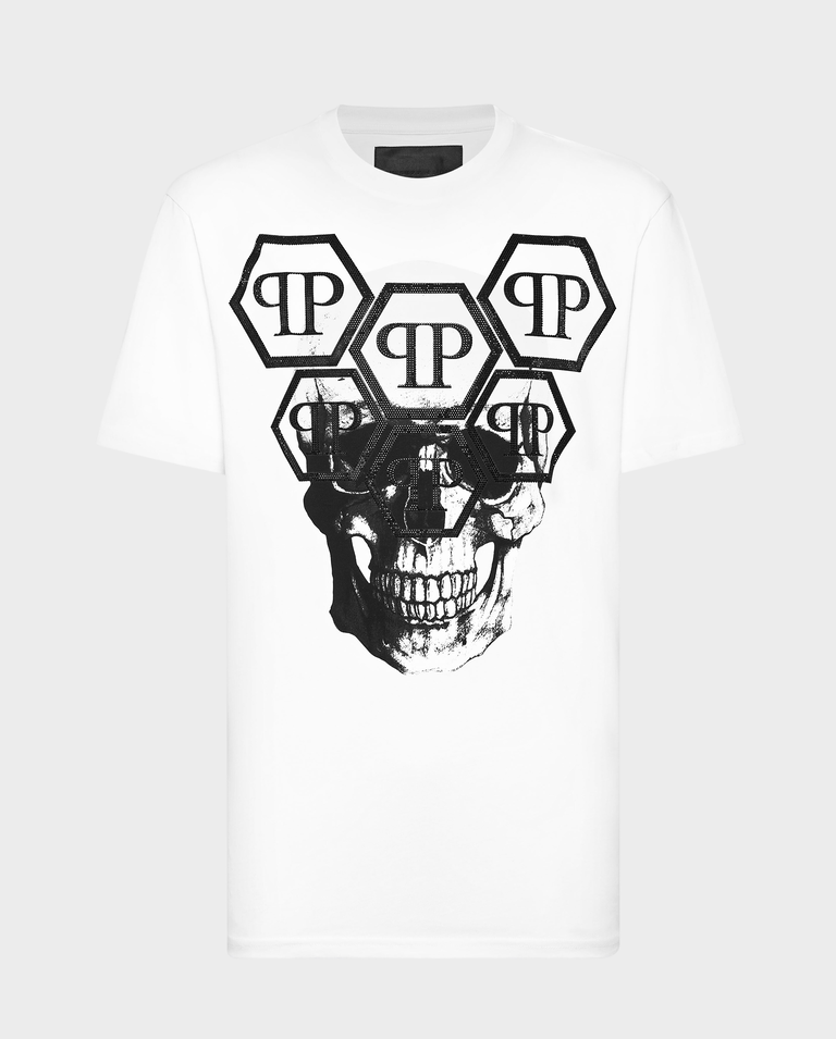 Biały T-shirt z printem