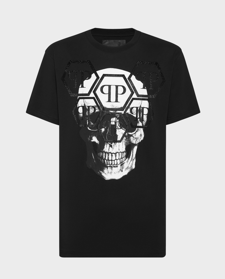 Czarny T-shirt z printem