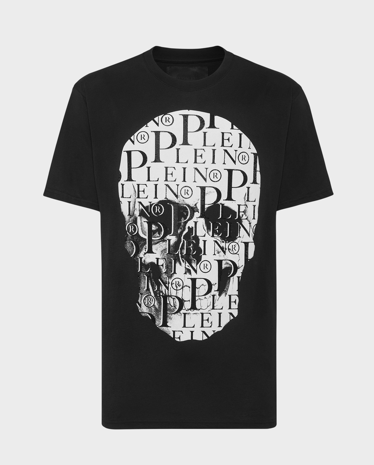 Czarny T-shirt z printem